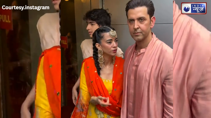 हुस्न और हैंडसम का संगम! फैमिली फंक्शन में Saba Azad संग छाए Hrithik, बेटे की सादगी ने लूटी महफिल