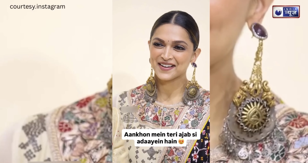 Deepika के इन ‘झूलते झूमर’ Earrings को देख लोगों ने कहा – इतने बड़े तो हमारे घर के गेट की घंटी है!