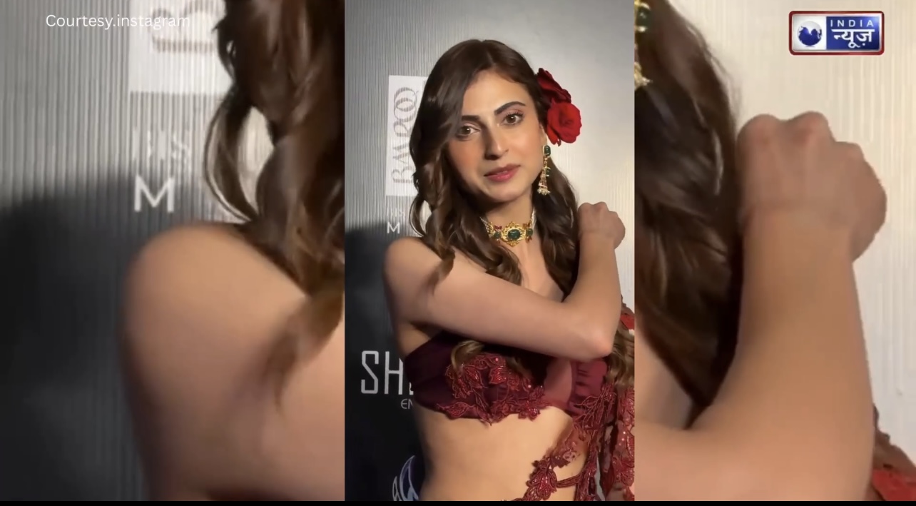 पूरे देश को शर्मसार कर रही Farhana Bhatt! नई रेड हॉट ड्रेस में भूल गईं अपना मजहब! देखें उनका यह लुक…