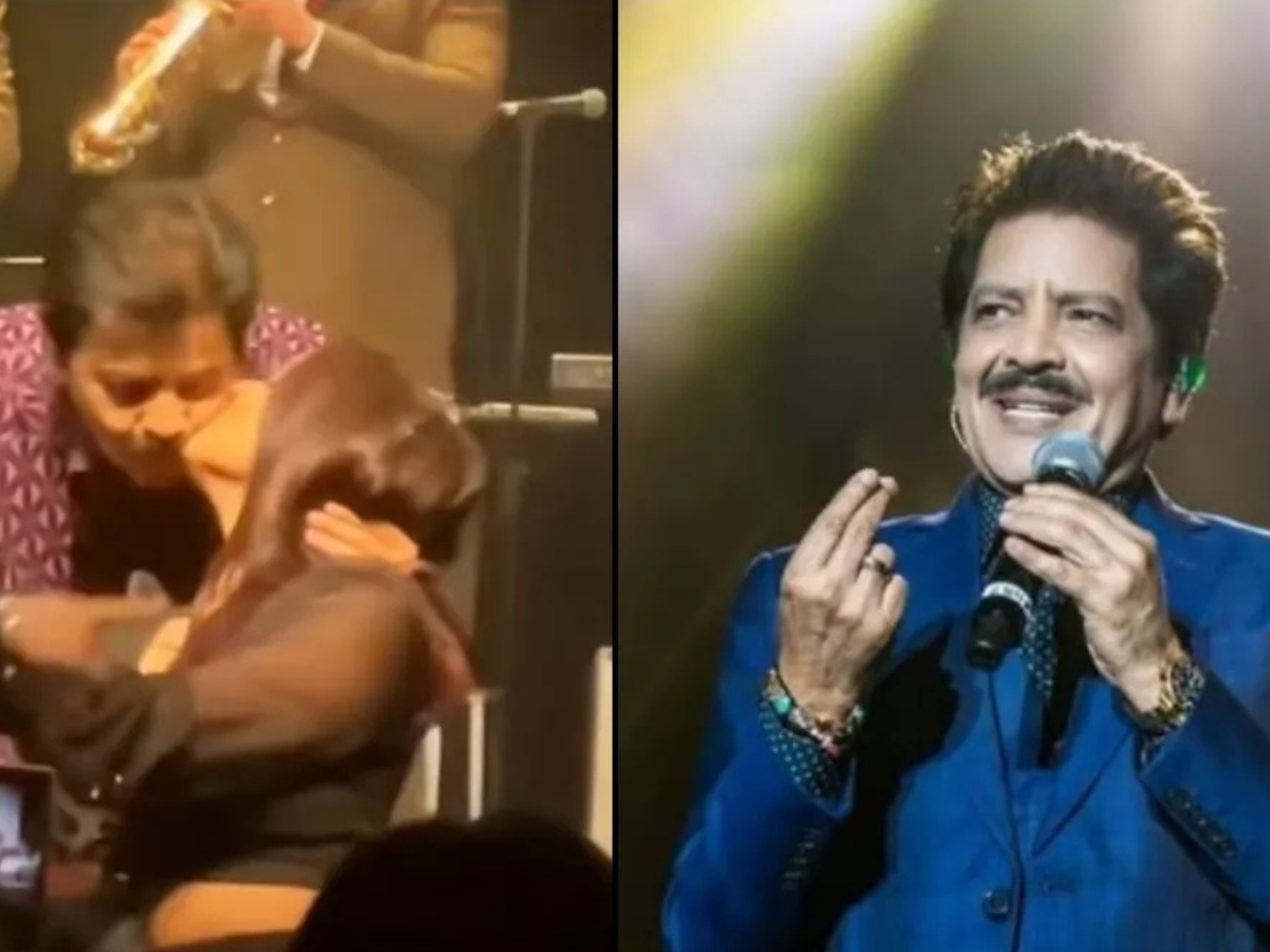 Udit Narayan kisses a female fan on the lips - Photo Gallery