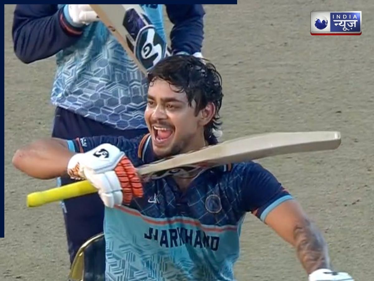 10 छक्के, 6 चौके… SMAT फाइनल में ईशान किशन ने मचाया तहलका, 45 गेंदों पर ठोका शतक