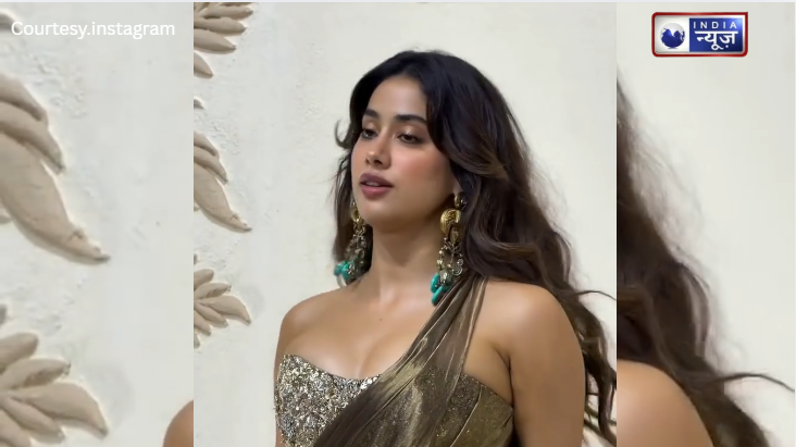Janhvi Kapoor का ‘विदेशी’ वार! इंडो-वेस्टर्न अवतार से मचाई सनसनी, अपनी अदाओं से किया क्लीन बोल्ड