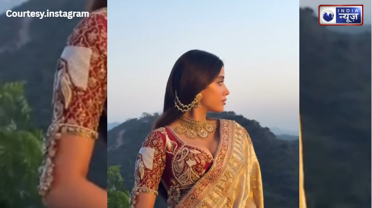 राजघराने की बहू या साक्षात राजकुमारी? Janhvi Kapoor ने रॉयल साड़ी में बिखेरा ऐसा जलवा कि चकाचौंध हो गईं सबकी आंखें