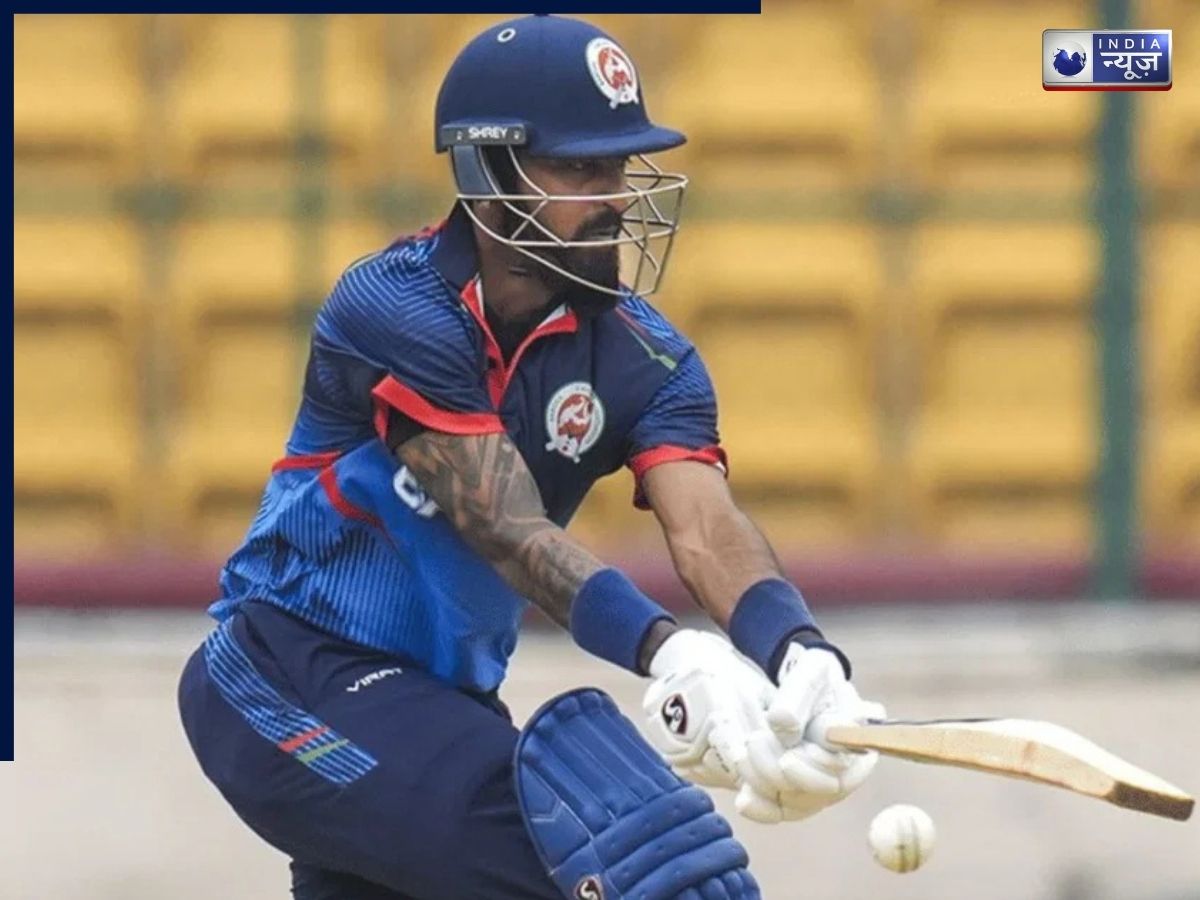 Vijay Hazare Trophy 2025: विजय हजारे में मचा कोहराम! पड्डीकल के बाद अब इस ऑलराउंडर ने दिखाया दम, 63 गेंदों में ठोक दिया शतक