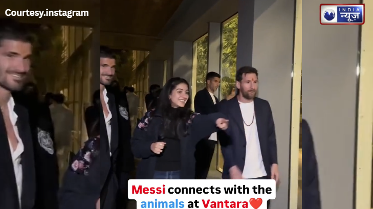 Anant Ambani के मेहमान बने Lionel Messi: ‘वनतारा’ के शेरों और हाथियों के बीच मेसी का देसी अंदाज