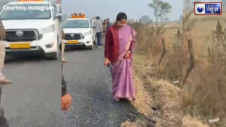 PWD की खुली पोल! कोठी में घटिया सड़क देख मंत्री ने सरेआम झाड़ा, ठेकेदार का बोरिया-बिस्तर गोल, अफसर के छूटे पसीने