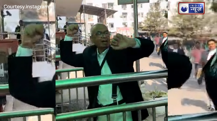 ‘कानून’ के मंदिर में बवाल! पूर्व CJI पर जूता फेंकने का अंजाम: वकील राकेश किशोर की कोर्ट में हुई धुलाई