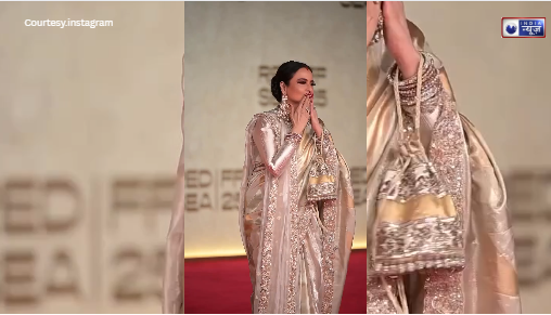 सदाबहार क्वीन Rekha! Golden Saree में दिखाया वो ग्रेसल के साबित हुआ क्यों हैं वो बॉलीवुड की फैशन मास्टर?