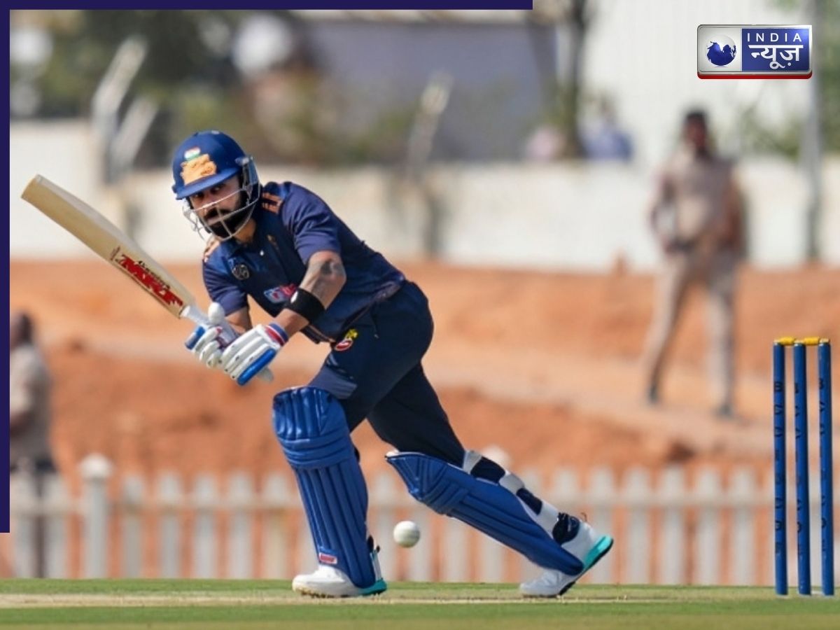 Vijay Hazare Trophy: विराट कोहली रोहित शर्मा के नक्शे कदम पर, विजय हजारे में 15 साल बाद जड़ा 58वां लिस्ट A शतक
