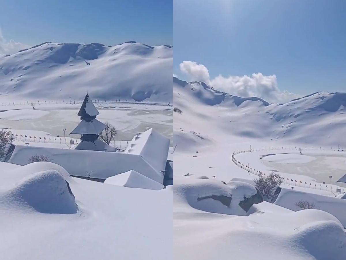 Heavy snowfall in Jammu and Kashmir - Photo Gallery