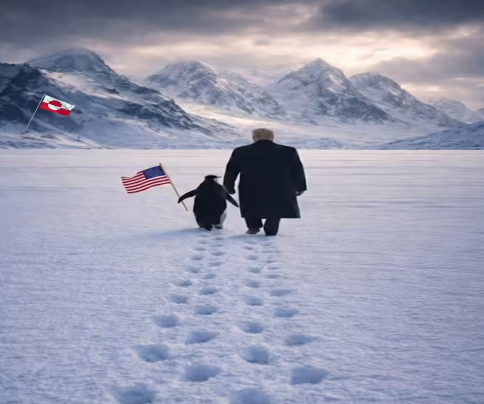 US President includes penguins in discussion - Photo Gallery