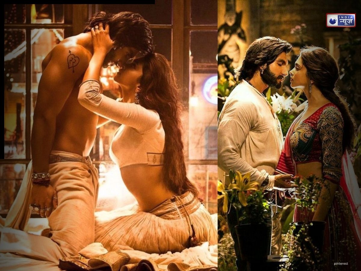 Ranveer Singh and Deepika Padukone lost control while giving an intimate scene. - Photo Gallery