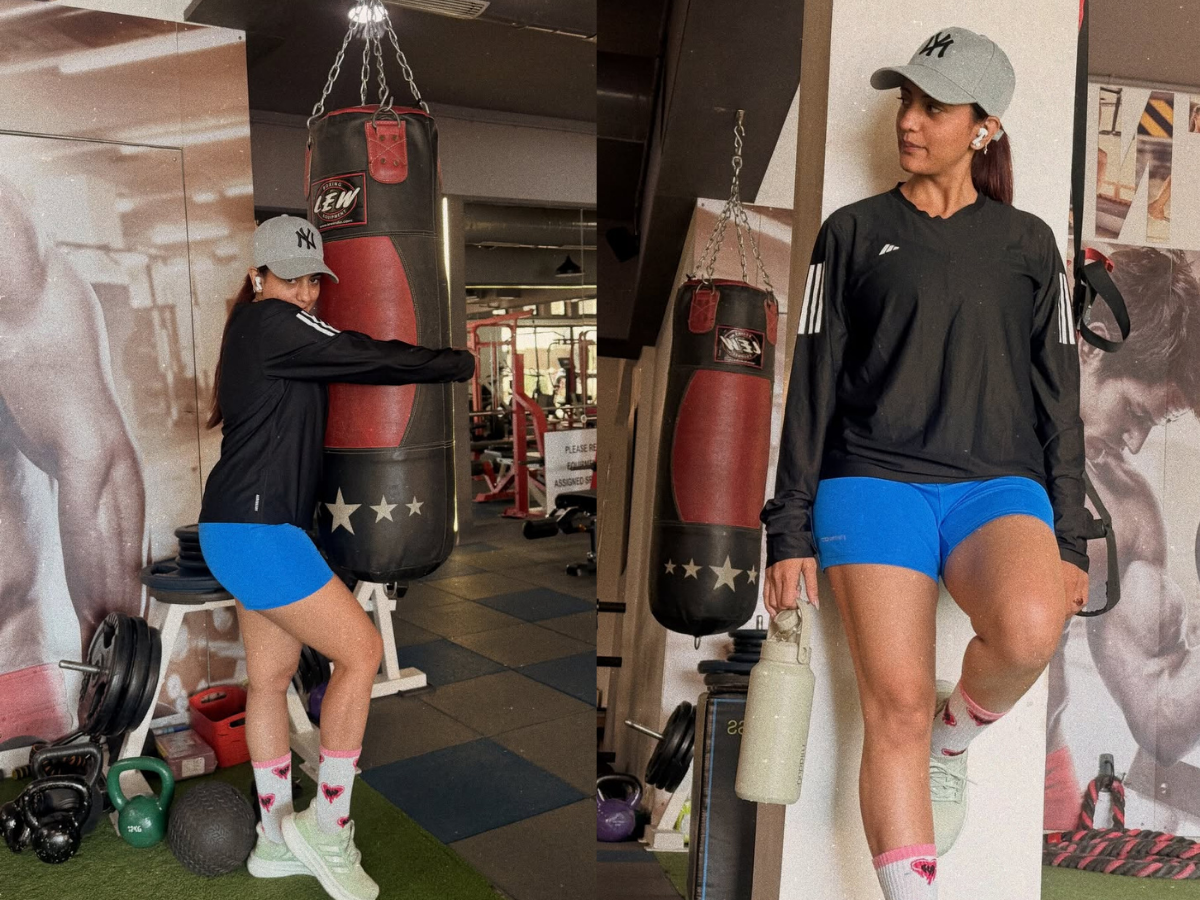 Akshara Singh works hard in the gym for hours - Photo Gallery