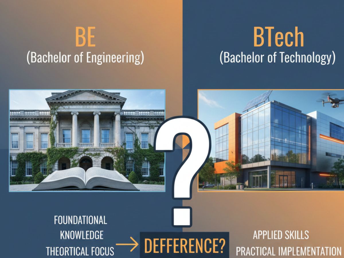 BE Vs BTech: इंजीनियरिंग की इन दो डिग्रियों में क्या है असली फर्क? कौन-सी दिलाएगी बेहतर भविष्य? पढ़िए डिटेल
