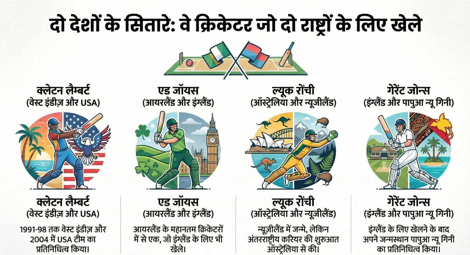 Cricketers who represented two countries Cricketers who represented two countries