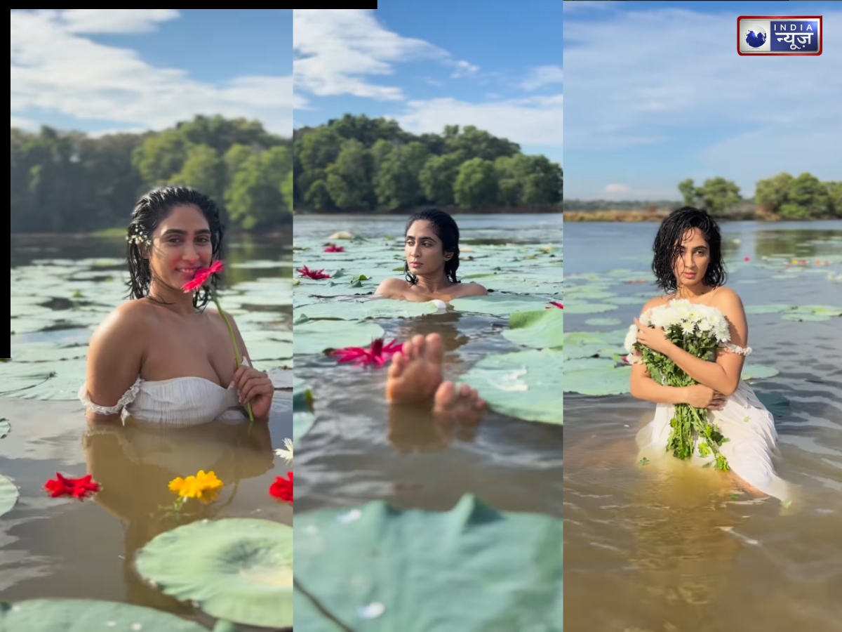 एक्ट्रेस दीप्ति सती ने वाटर लिली के बीच कराया फोटोशूट, सोशल मीडिया पर वीडियो के साथ ही शेयर किया बीटीएस