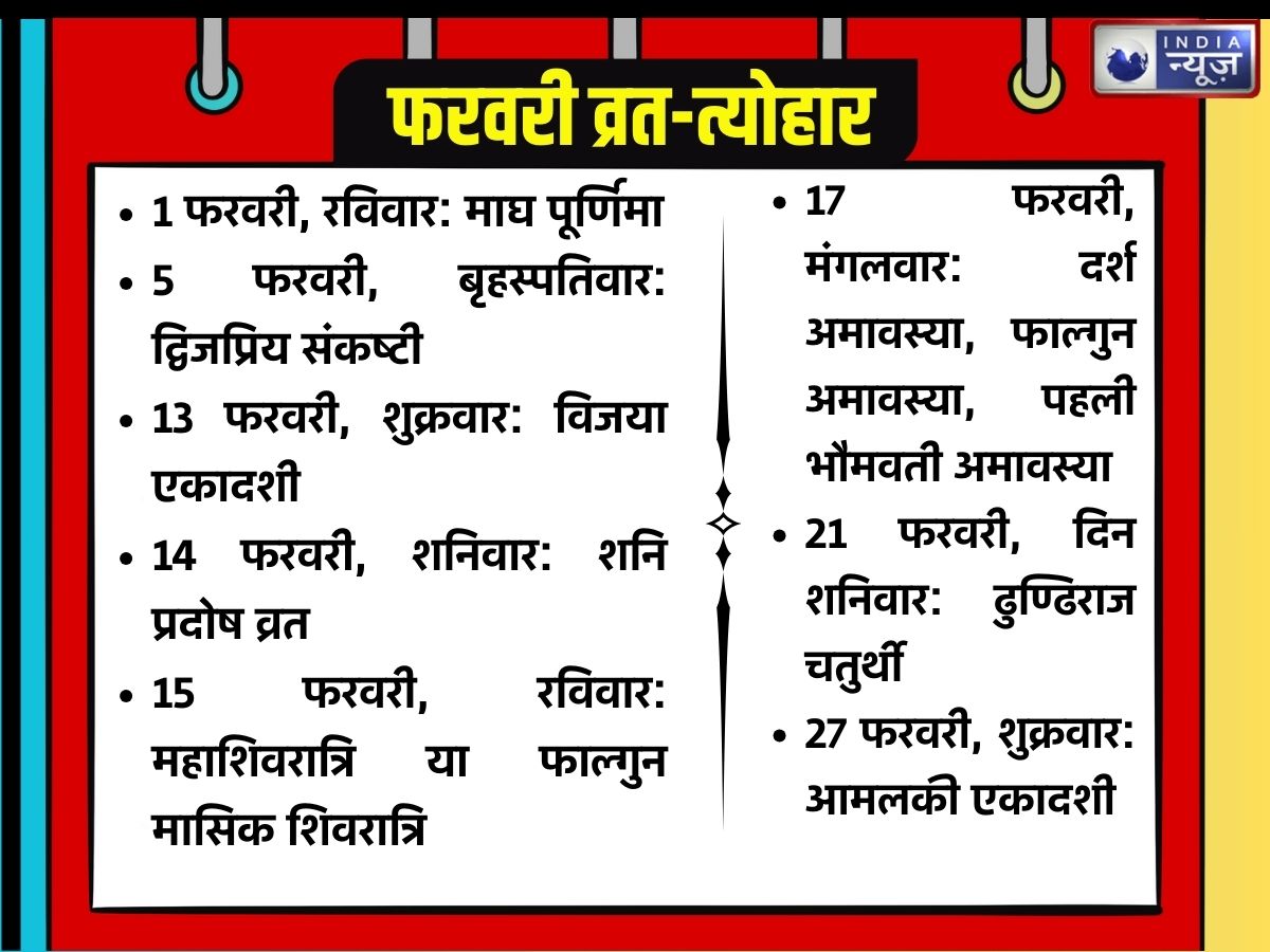 February festival calendar - Photo Gallery