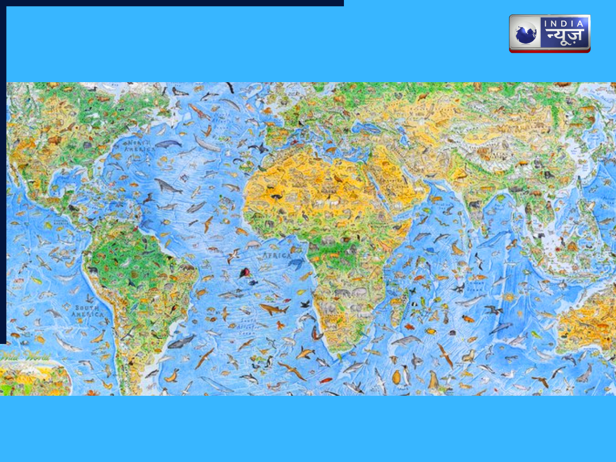 सोशल मीडिया पर क्यों वायरल हो रहा ये handmade map! 40 लाख बार देखा गया पोस्ट, जानें खासियतें