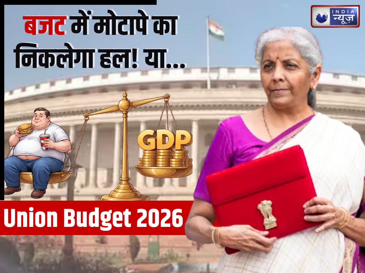 Budget 2026: मोटापा सिर्फ सेहत नहीं, देश की इकोनॉमी भी कर रहा खोखला, 76% भारतीय ग्रसित, क्या बजट में निकलेगा हल