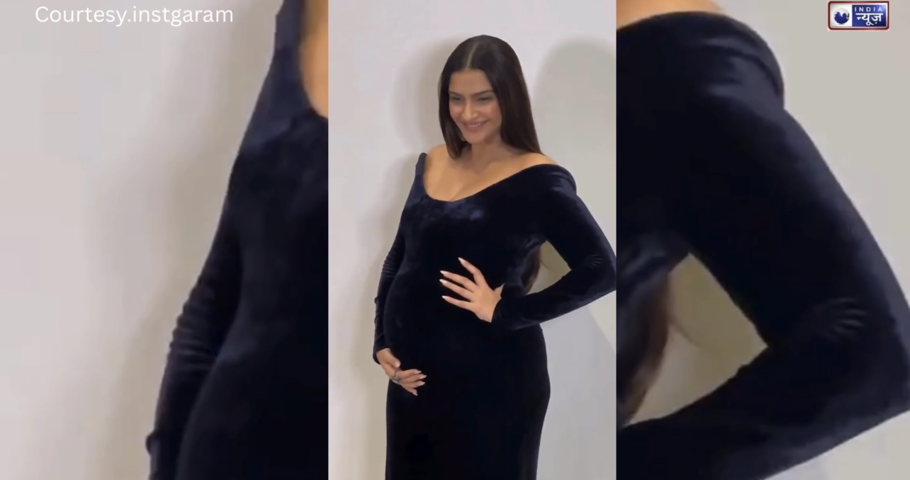 Pregnancy Glow: सोनम कपूर ने रॉयल ब्लू गाउन में किया अपना बेबी बंप फ्लॉन्ट, इवेंट में दिखा एक्ट्रेस का ग्लो!