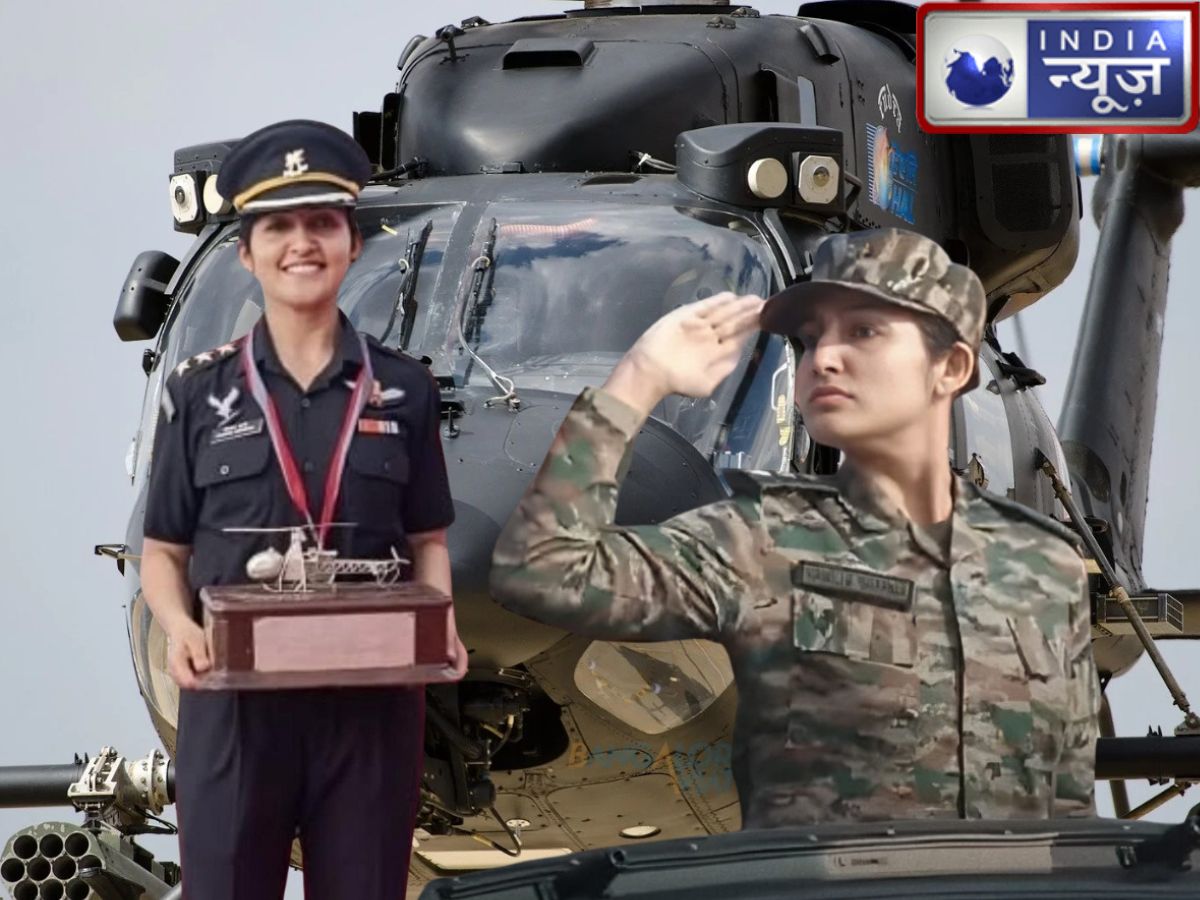 Indian Army Story: कैप्टन हंसजा शर्मा कौन हैं, जो 27 की उम्र में बनी पहली महिला रुद्र हेलीकॉप्टर पायलट