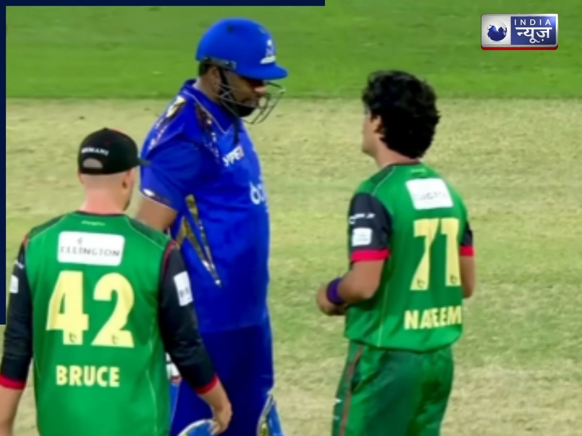 ILT20 में मचा बवाल… पाकिस्तानी गेंदबाज ने दिखाई अकड़, तो कीरोन पोलार्ड ने मैदान पर ही लताड़ा! देखें Video
