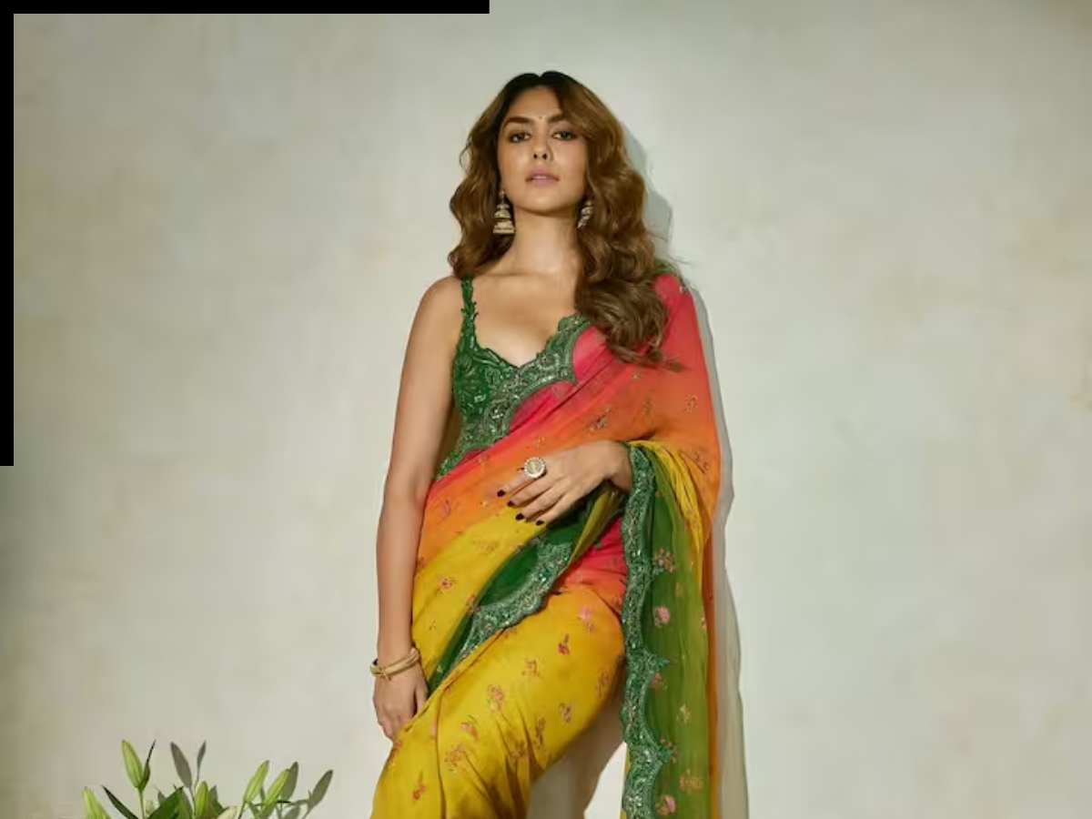 Mrunal Thakur's yellow outfit will set the Basant Panchami vibes high. - Photo Gallery