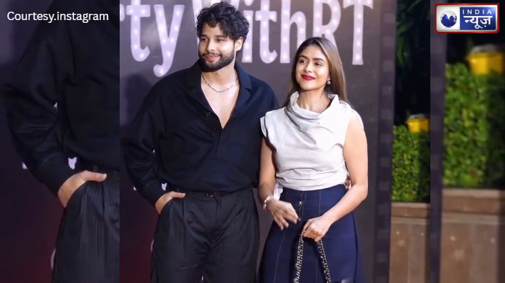 ऑन-स्क्रीन नई जोड़ी का धमाका: Mrunal Thakur और Siddhant एक साथ कर रहे हैं अपनी सीरीज का प्रमोशन!