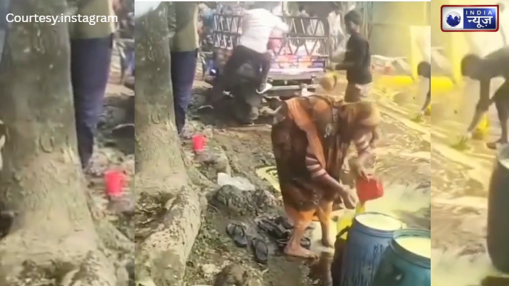 नारायणगंज की सड़कों पर बहा ‘तेल’! पाइपलाइन लीक होते ही मची लूट, बाल्टी और डिब्बे लेकर तेल बटोरने दौड़े लोग