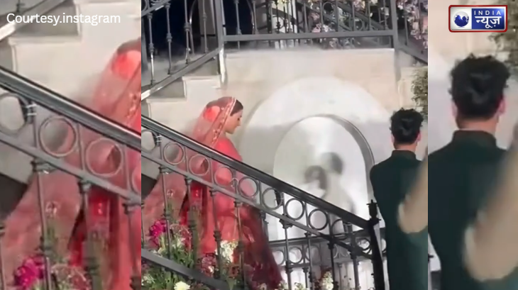 Pink Magic: नुपूर सैनन के शाही ग्रेस और कातिलाना अदाओं ने वेडिंग एंट्री को बनाया यादगार!