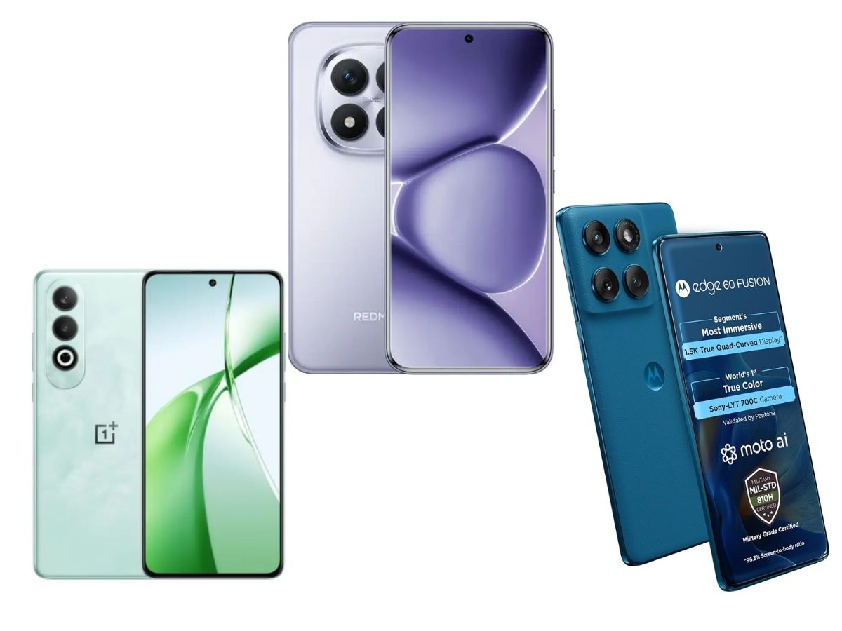 वन प्लस नॉर्ड सीई 4, रेडमी नोट 15 प्रो और मोटोरोला एज 60 फ्यूजन में से कौन सा स्मार्टफोन बेहतर, जानें कीमत से फीचर्स तक सब कुछ