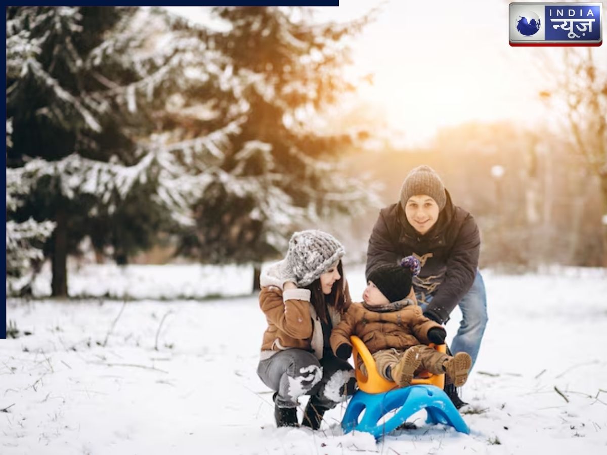 Right time for kids playing in winter - Photo Gallery