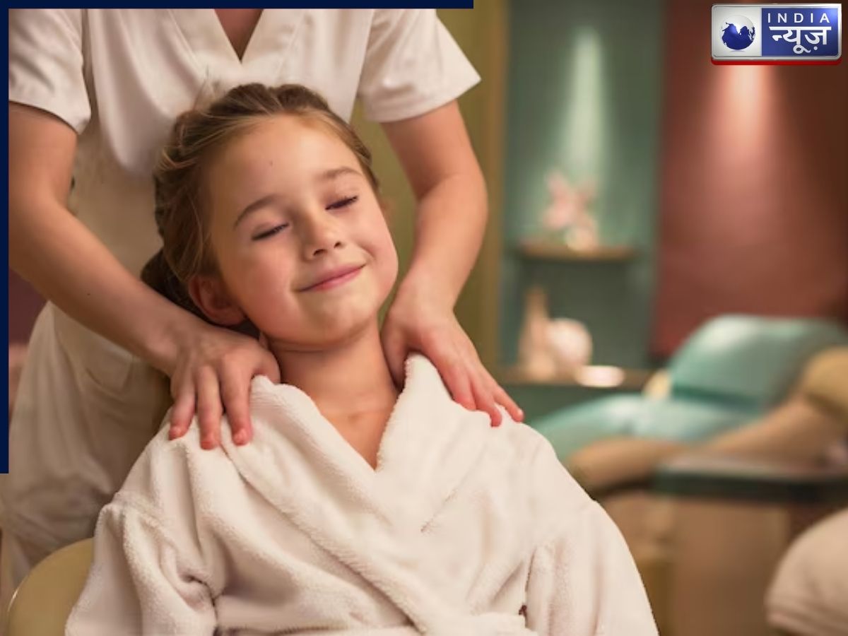 Massage is must for kids - Photo Gallery