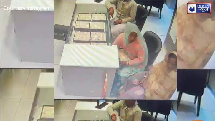 CCTV में कैद ‘लेडी गैंग’ का कारनामा: Prayagraj में गहने खरीदने के बहाने आकर लगाया 14 लाख का चूना!