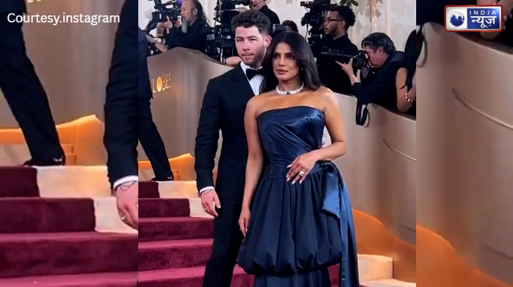 हॉलीवुड में ‘देसी गर्ल’ का राज: Priyanka के शाही ग्रेस और Nick की जादुई केयर ने गोल्डन ग्लोब में लगा दी आग!