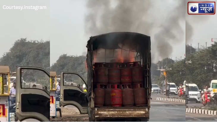 मौत से दो-दो हाथ: रायगढ़ में जलते हुए ट्रक के अंदर क्या ढूंढ रहा था ये जांबाज? मंजर देख थम गई लोगों की सांसें!