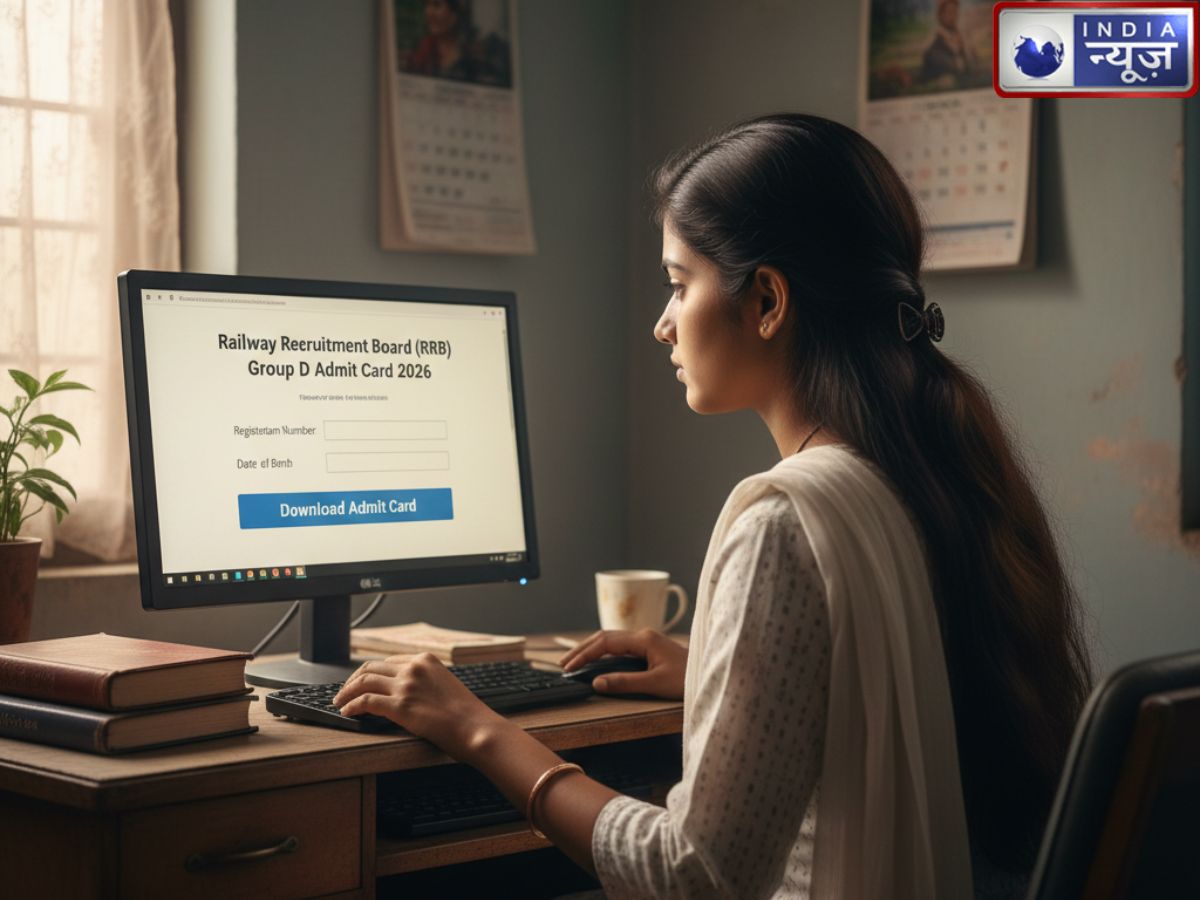 RRB Group D Admit Card 2026 Released: रेलवे ग्रुप डी एडमिट कार्ड rrbapply.gov.in पर जारी, ऐसे करें डाउनलोड
