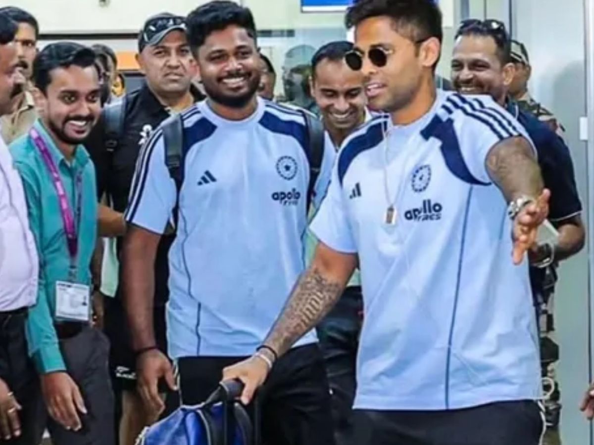 VIDEO: चीते को रास्ता दो… सूर्यकुमार यादव ने संजू सैमसन को दिया वीआईपी ट्रीटमेंट, बोले- बाजू हट…