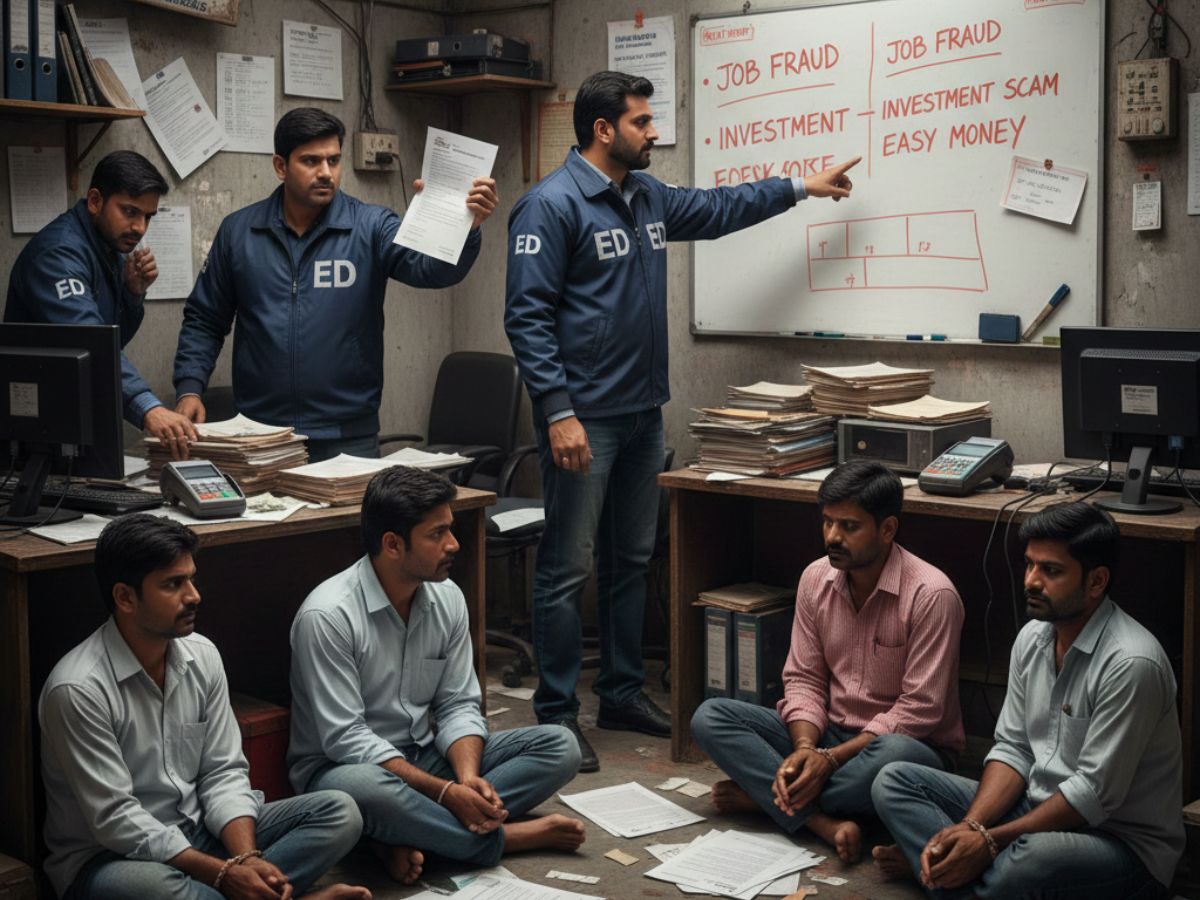 Sarkari Naukri Fraud: सरकारी नौकरी का भरोसा, ठगी का खेल, छह राज्यों में ED की ताबड़तोड़ छापेमारी - Photo Gallery