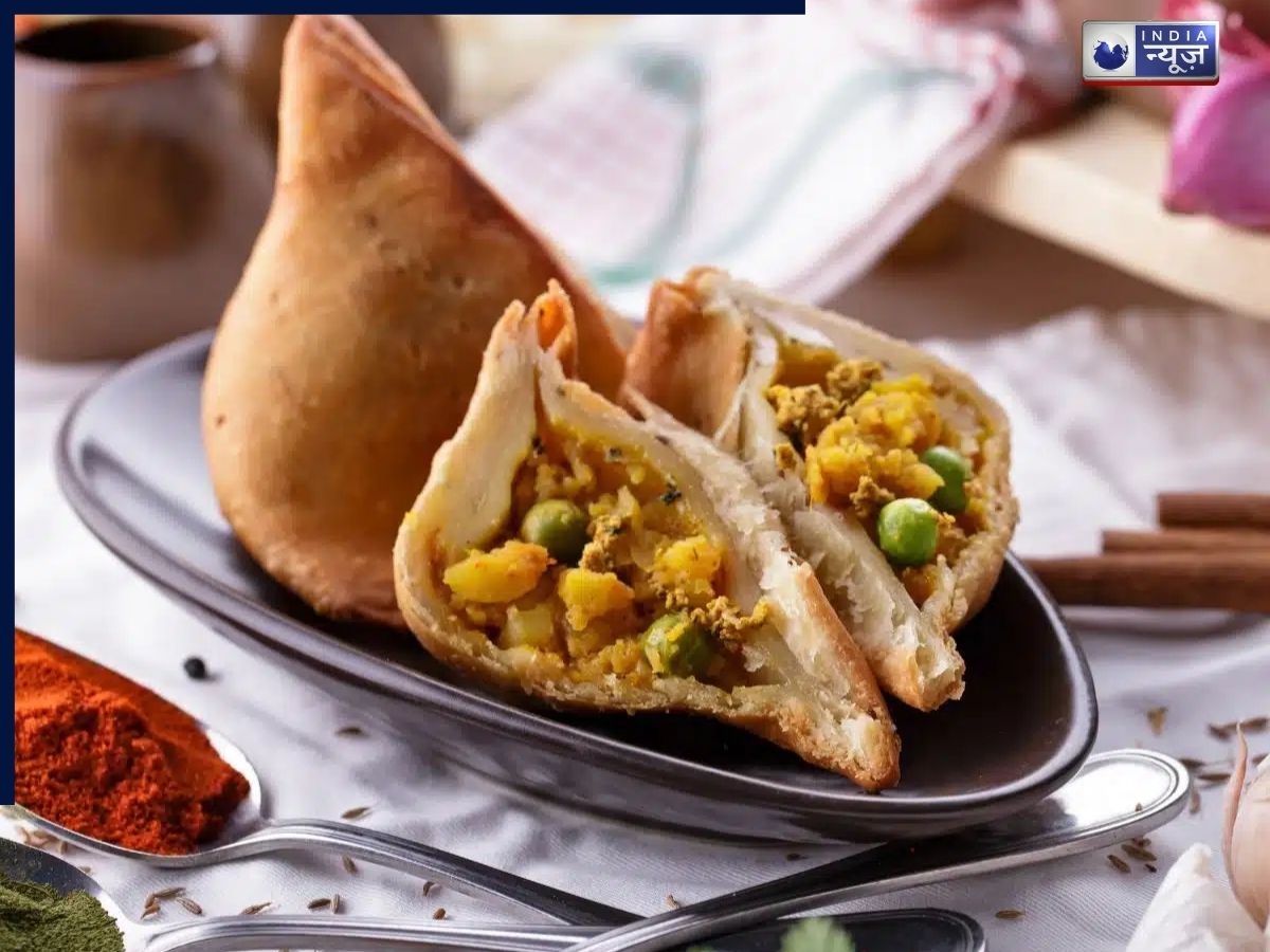 Spicy pea samosas - Photo Gallery