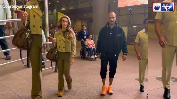 Shikhar Dhawan Wedding Bells: एयरपोर्ट पर दिखा गब्बर का रोमांटिक अंदाज, होने वाली वाइफ की सादगी ने जीता दिल!