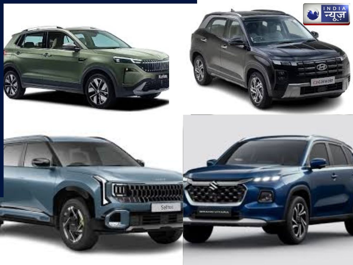 2026 Skoda Kushaq Facelift की Creta, Seltos और Grand Vitara से टक्कर, जानिए स्पेसिफिकेशन मुकाबला
