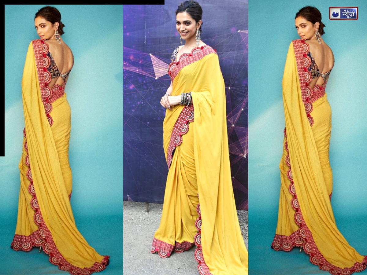 Deepika Padukone's look is the best for a stylish ethnic look - Photo Gallery