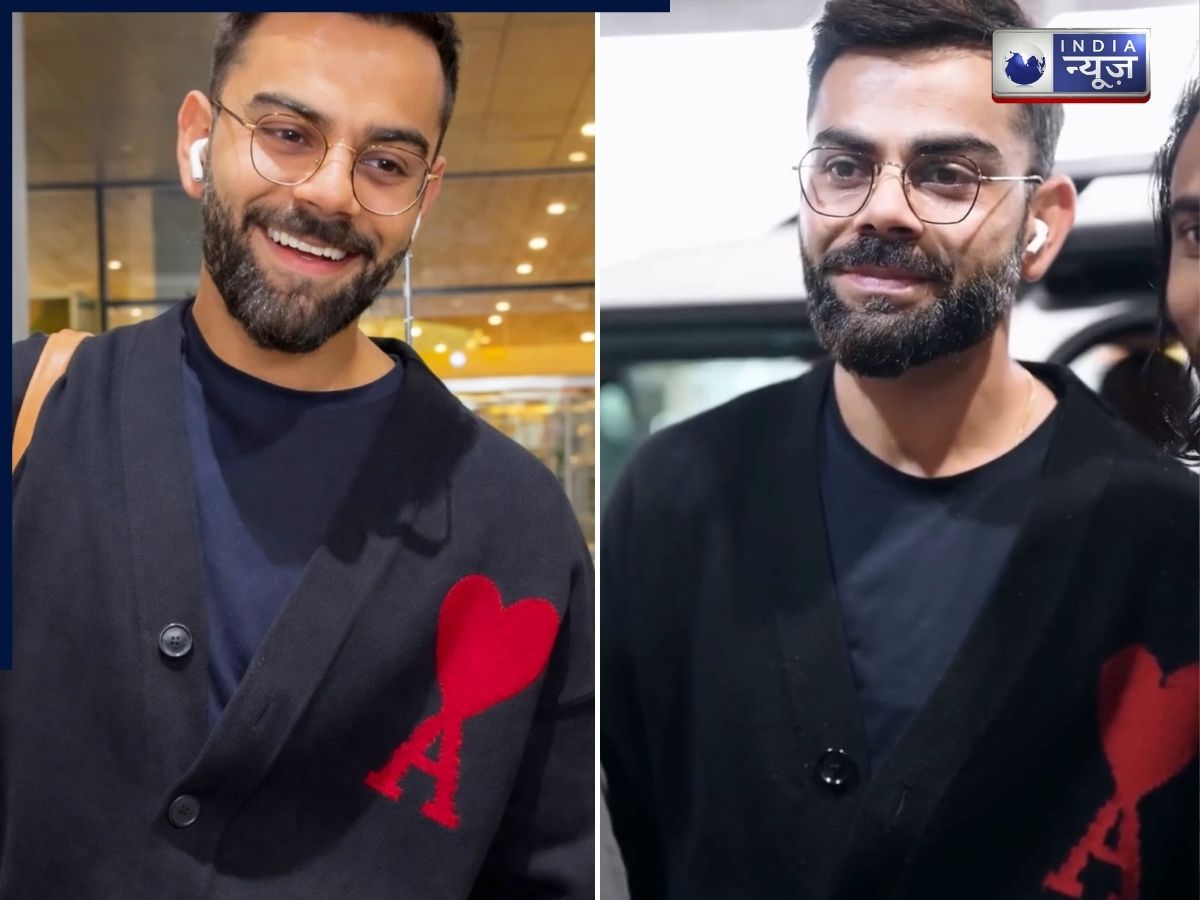 अनुष्का शर्मा ने कोहली के लिए बुना स्पेशल स्वेटर! NZ सीरीज से पहले King का नया लुक, देखें Video