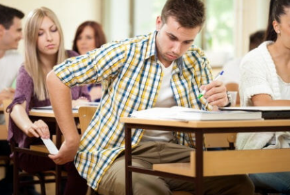 The student appeared to be part of the wall - Photo Gallery