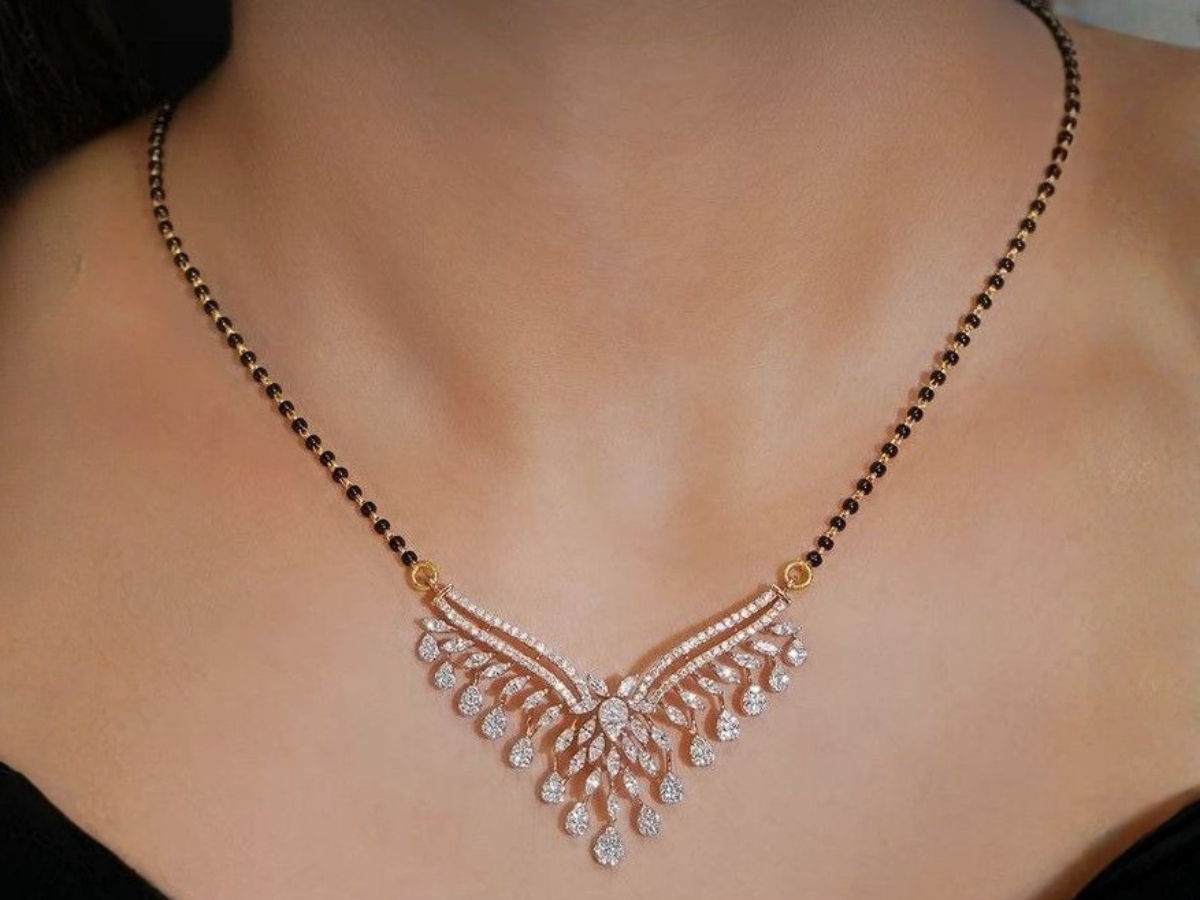 Rose Gold Mangalsutra - Photo Gallery