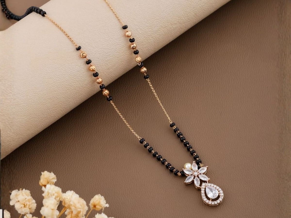 Diamond Pendant Mangalsutra - Photo Gallery