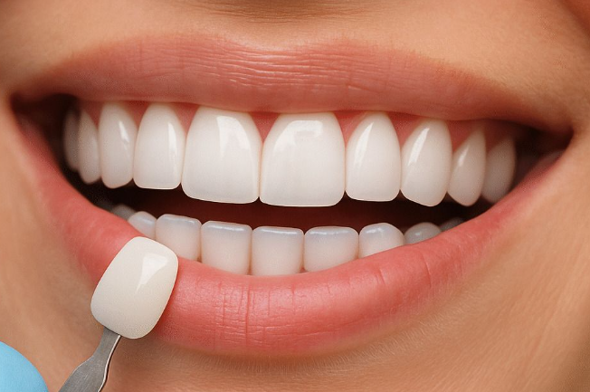 Turmeric can stain veneers - Photo Gallery