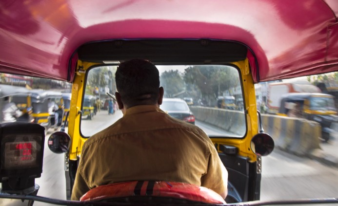 The auto rickshaw ride was an entertaining struggle - Photo Gallery