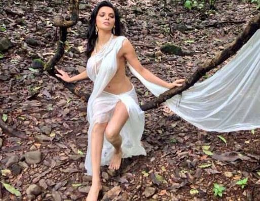 White saree and Holi look - Photo Gallery